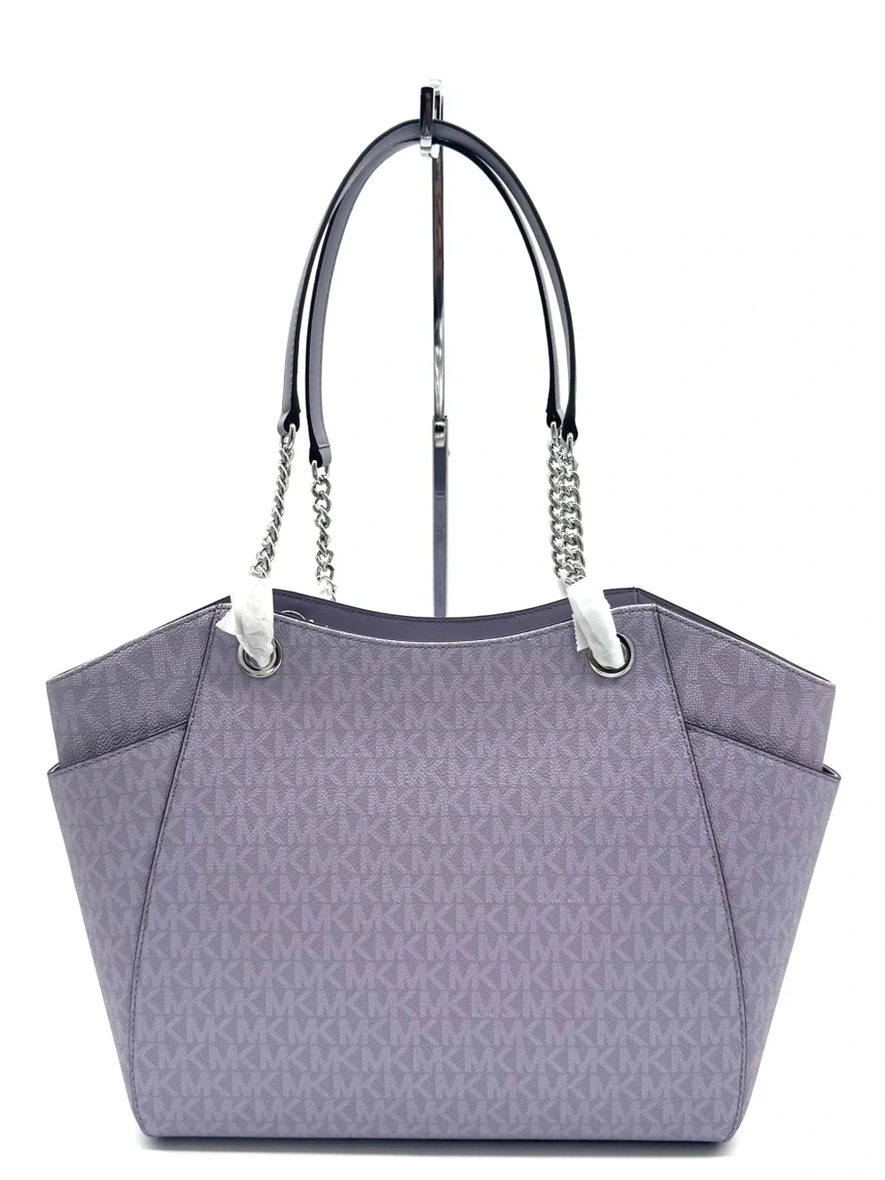 Michael Kors Jet Set Large Signature Logo Shoulder Bag - Lilac